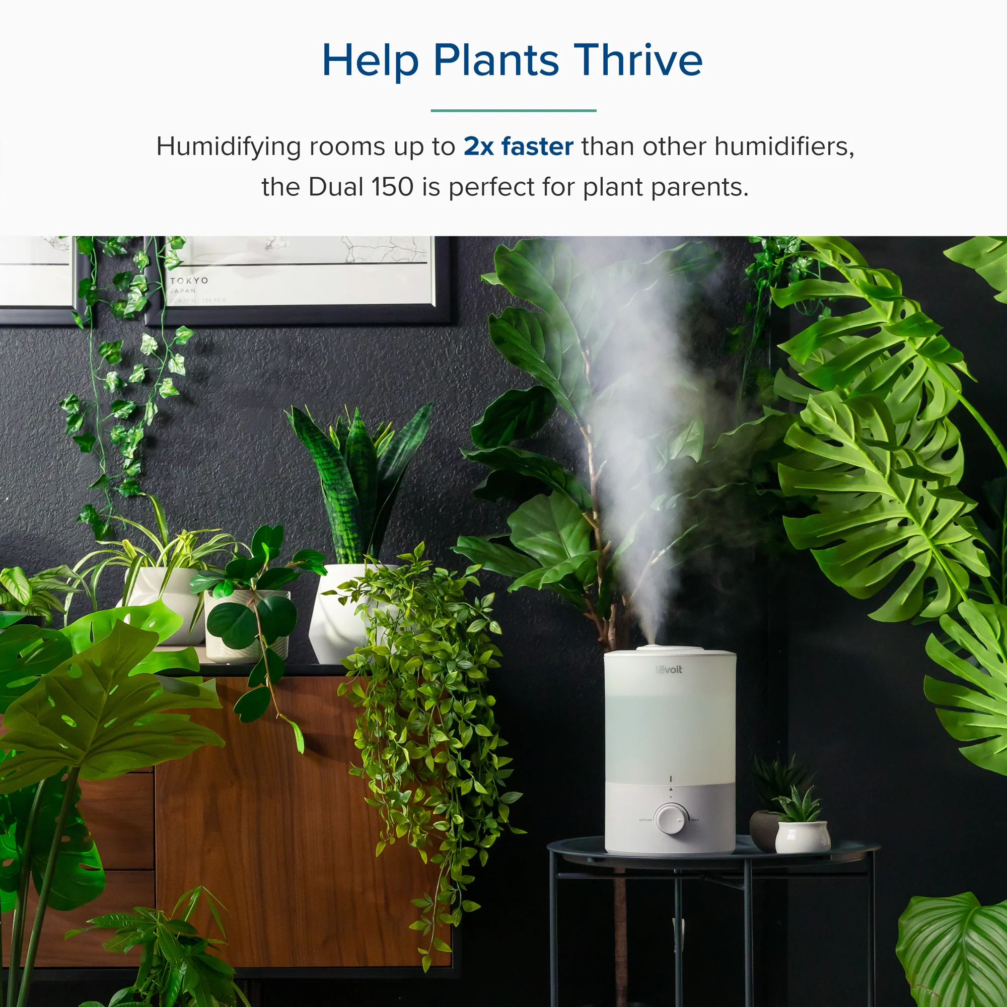 Levoit Dual 150 Ultrasonic Humidifier - White - Image 11