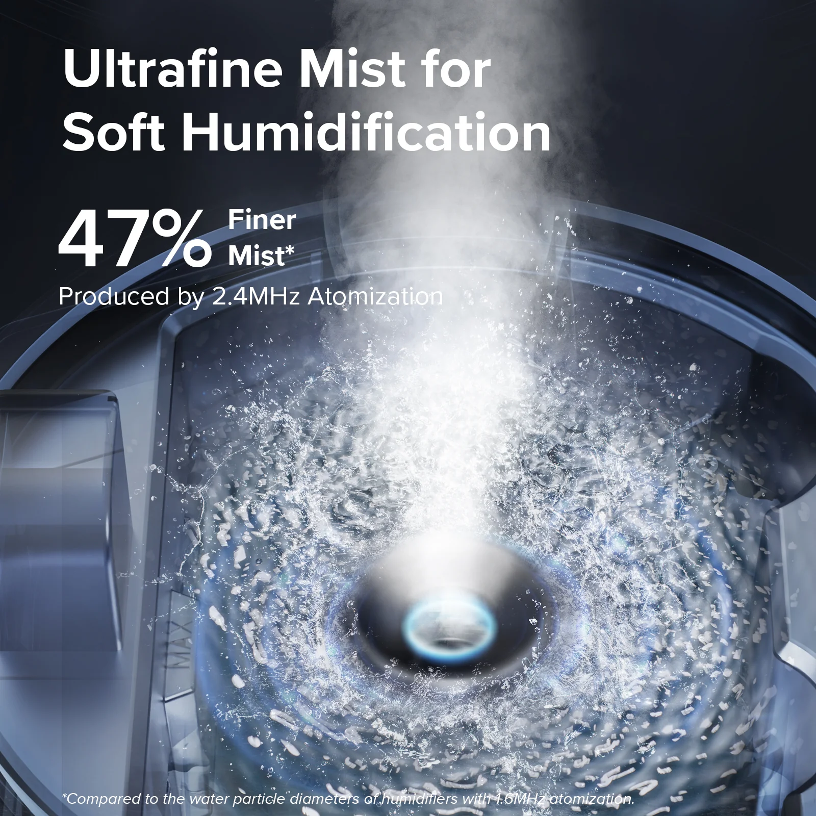 Levoit Dual 150 Ultrasonic Humidifier - White - Image 4