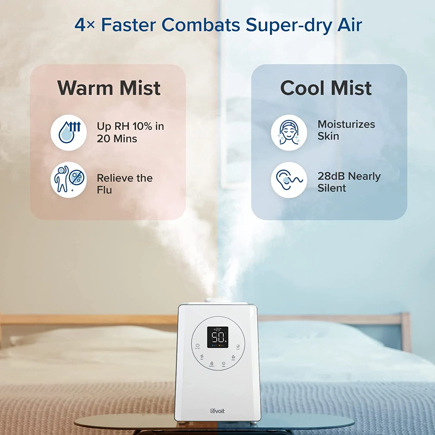 Levoit LV600S Smart Hybrid Ultrasonic Humidifier - Image 3