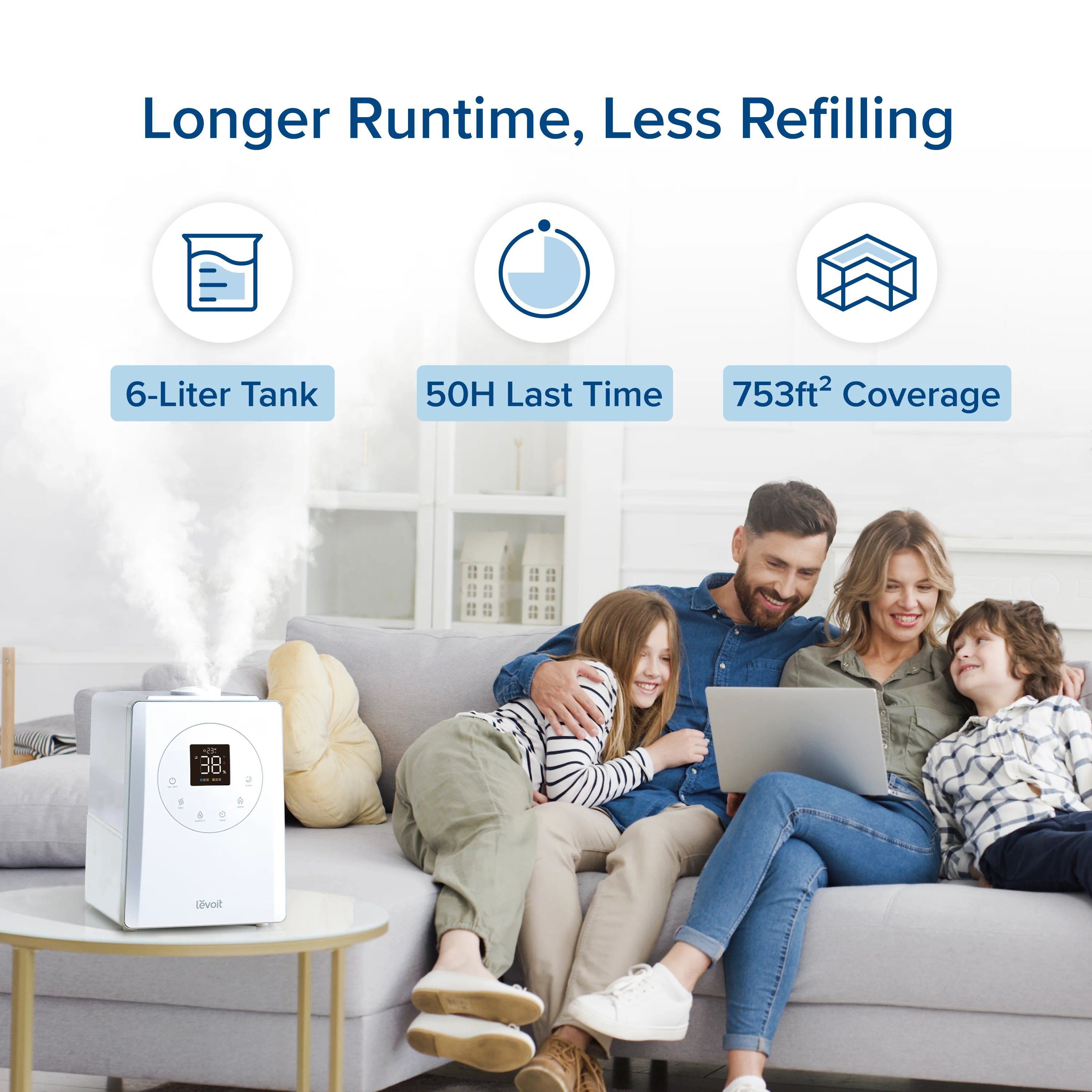 Levoit LV600S Smart Hybrid Ultrasonic Humidifier - Image 4