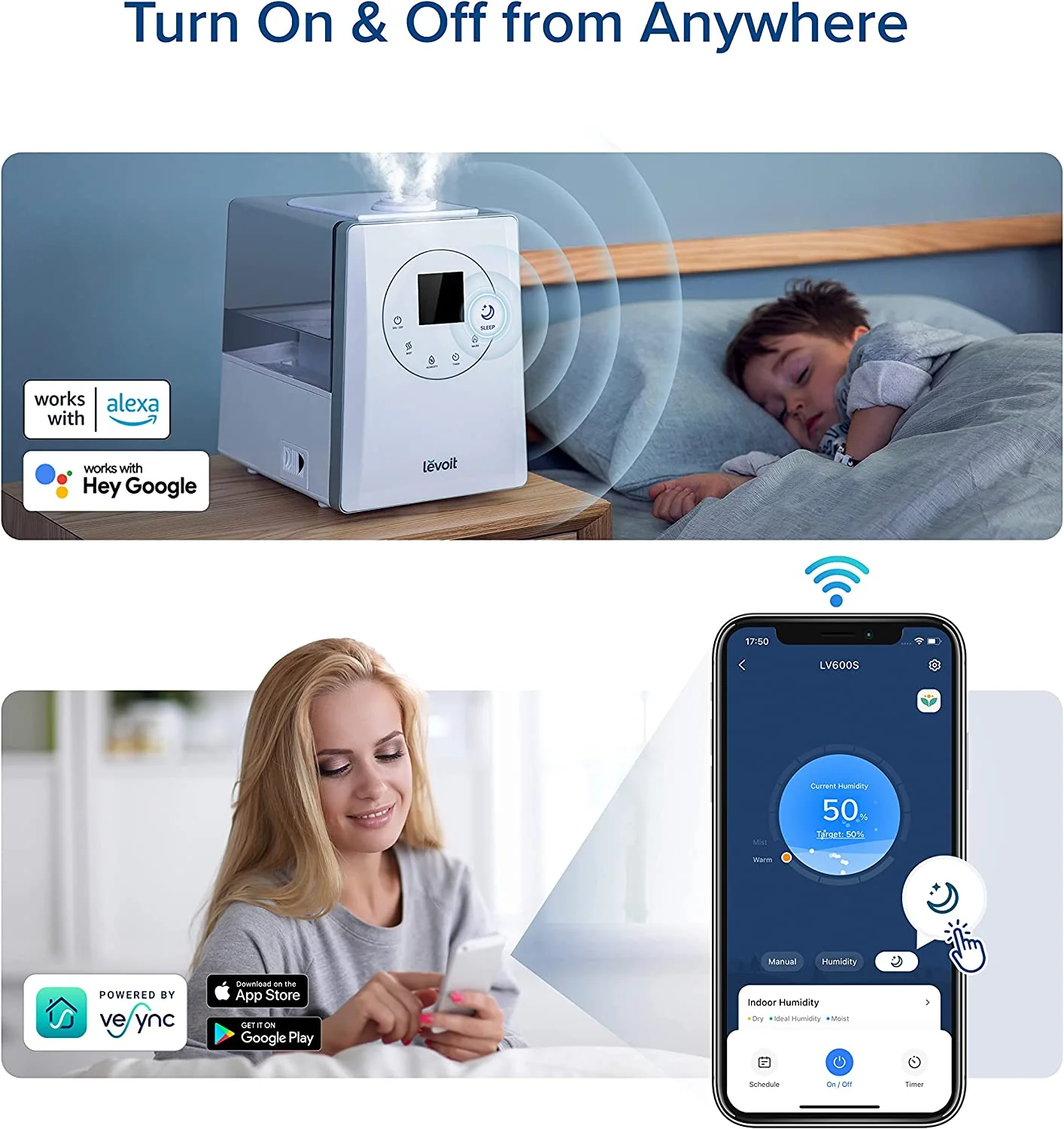 Levoit LV600S Smart Hybrid Ultrasonic Humidifier - Image 5